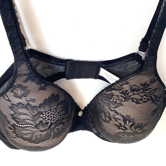 Victoria’s Secret body by Victoria Lined perfect coverage black bra, size 36D - Picture 12 of 13